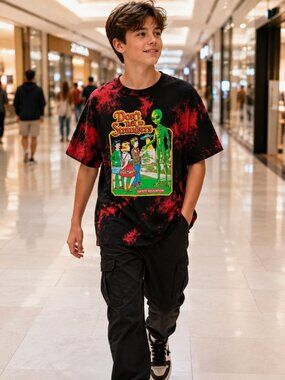 Boys Alien TShirt (MEDIUM)